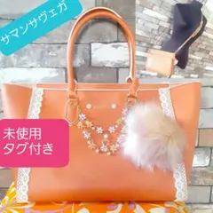 サマンサヴェガ　ショルダーバッグ　プロフィール必読 ハンドバッグ 茶