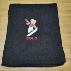 Polo Ralph Lauren ラルフローレン ポロベア ブラック マフラー