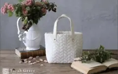 ジャガード トートバッグ