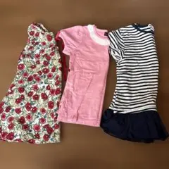 Tシャツ ノースリーブ　スカート　140 4点セット