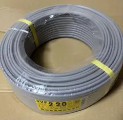 VVFケーブル2.0mm×2C 灰色