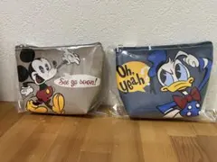 ミッキー・ドナルド ポーチセット