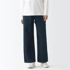 無印良品 デニムワイドパンツ 23