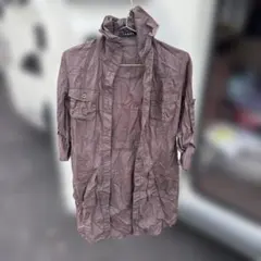 INGNI ブラウン ロング丈ジャケット