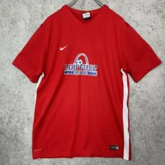 希少LOU FUSZ サッカークラブ ユニフォーム シャツ5 赤×白 M ナイキ
