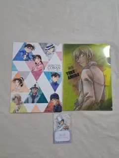名探偵コナン 安室透 クリアファイル&怪盗キッド 付箋