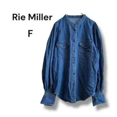美品 リエミラー RM denim パワショルデニムブラウス ノーリーズ 939のサムネイル