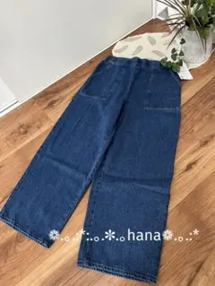 ❁ 新品　ベイカーデニム　ワイドパンツ ❁のサムネイル