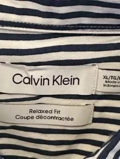 Calvin Klein ストライプシャツ XL