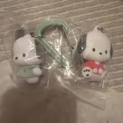 サンリオ カラフルカラビナ ふわわフロッキーマスコット ポチャッコ各1点