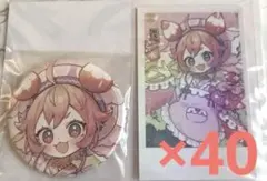 にじさんじ 宇志海いちご さんの2025 誕生日グッズ 缶バッジ＆チェキ風