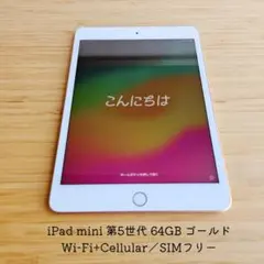 2026年最新】IPad mini 5 64gb セルラーの人気アイテム - メルカリ