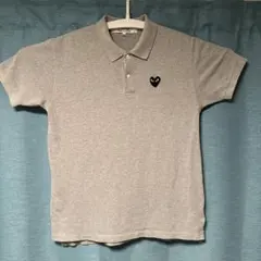 美品PLAY COMME des GARCONS ポロシャツ グレー M メンズ - メルカリ