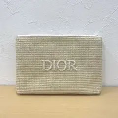 ■ Christian Dior ディオール ポーチ ノベルティ ラフィア