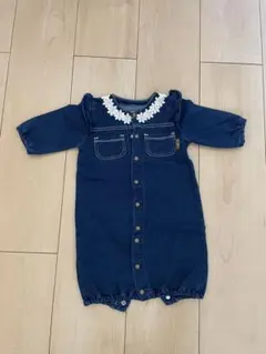 デニム風ロンパース 50-70cm