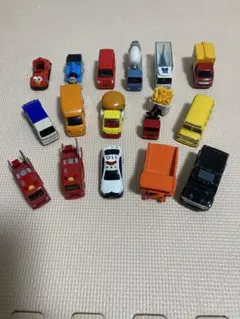 ミニカーセット 16台 消防車 パトカー トラック