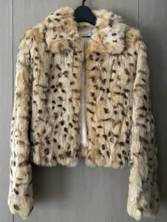 スコットクラブ 毛皮コート ラビットリアルファー ショート丈ジャケット