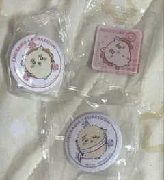 ちいかわ シーサー くら寿司　缶バッジ・マグネットセット