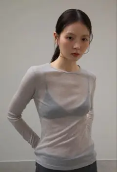 OHOTORO Silhouette Sheer T-Shirt