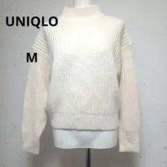 UNIQLO ユニクロ ローゲージ セーター 長袖 アイボリー ニット トップス