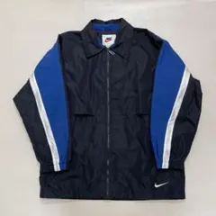 NIKE 90s 00s 白タグ ナイロンジャケット ビッグスウッシュ