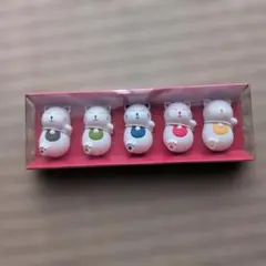 新品　猫の形状の箸置き5個セット