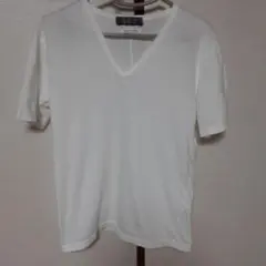 GGD ホワイト Vネック 半袖 TシャツMADE IN JAPANのサムネイル