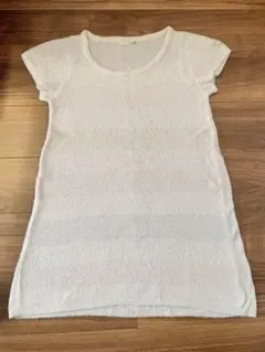 ジェラートピケ ワンピース ルームウェア 半袖　ボーダー