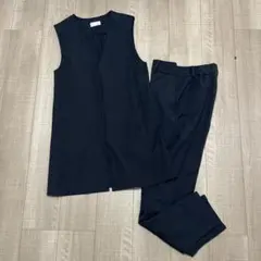 PLSTジレ(Mサイズ)&パンツ(丈長めのLサイズ)セットアップ