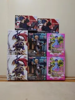 164.名探偵コナン　遊戯王　らんま1/2　最新プライズ　８体セット