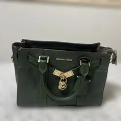 MICHAEL KORS ダークグリーン ハンドバッグ