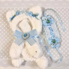 ❤︎ ぬい服 ボンチョ 裏地あり10-12cm 青❤︎ | Mercari