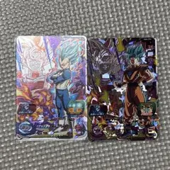 スーパードラゴンボールヒーローズカード 2枚セット　ベジータ　孫悟空