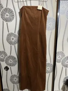 Hey Life storeパット付きロングキャミワンピース ベロア タグ付