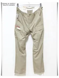 未使用 2010s DENIM&SUPPLY 軽量カーゴスリムパンツ W33のサムネイル