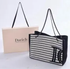 Darich ダーリッチDDロゴツイードトートバッグ