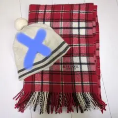 BLUE LABEL CRESTBRIDGE マフラーとニット帽セット