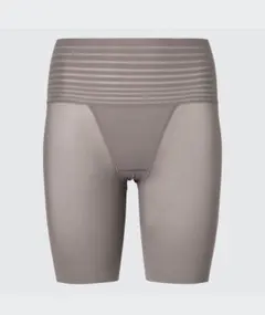 UNIQLOエアリズムボディシェイパーショーツ/スムース/4分丈【M】 ブラウン