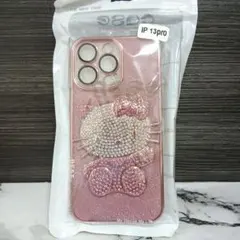 ●キティちゃん ストーン装飾 iPhone 13 Pro ケース