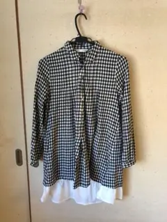 長袖マタニティ＆授乳ワンピース M