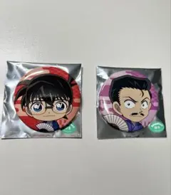 名探偵コナン トレーディングミニキャラ缶バッジ 江戸川コナン 毛利小五郎