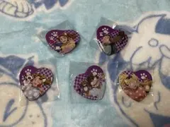 ハート缶バッチコレクション 四年生セット。