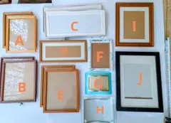 【全14枚】フォトフレーム まとめ売り ガラス製 結婚式 ウェルカム インテリア