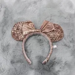 ディズニーランド カチューシャ ミニー ローズゴールド