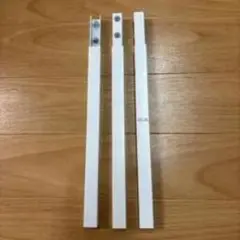 白いプラスチック製サポートロッド 3本セット