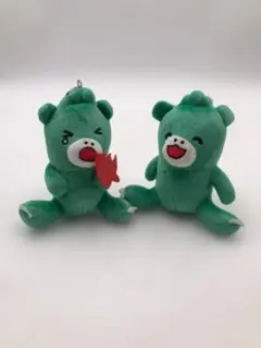 ちびゴジラ ぬいぐるみマスコット2点　中古品のサムネイル