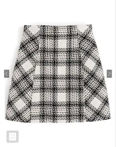 チェック柄ミニスカート
