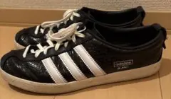 adidas BLANC W スニーカー 25.0サイズ ブラック/ホワイトのサムネイル