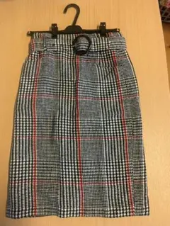 美品　31 sons de mode チェック柄スカート