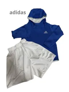 adidas フード付きトップスとショートパンツ セット サッカー